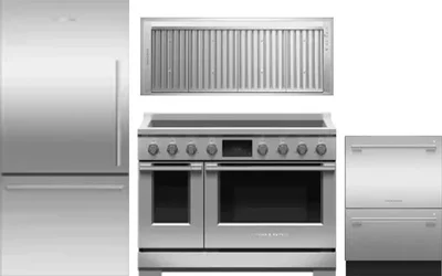 4 Piece Package Includes Refrigerator, Range, Hood And Dishwasher